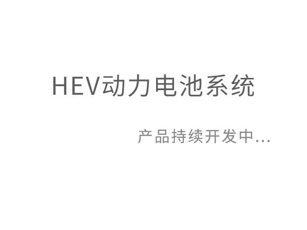 HEV動力電池系統(tǒng)